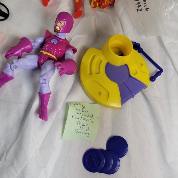 FANTASTIC FOUR Figure Lot of 6 NEAR MINT Human Torch Mr Fantastic Moleman Doom - Picture 5 of 14